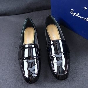 Splendid Delta Black Patent Leather Loafers, 8